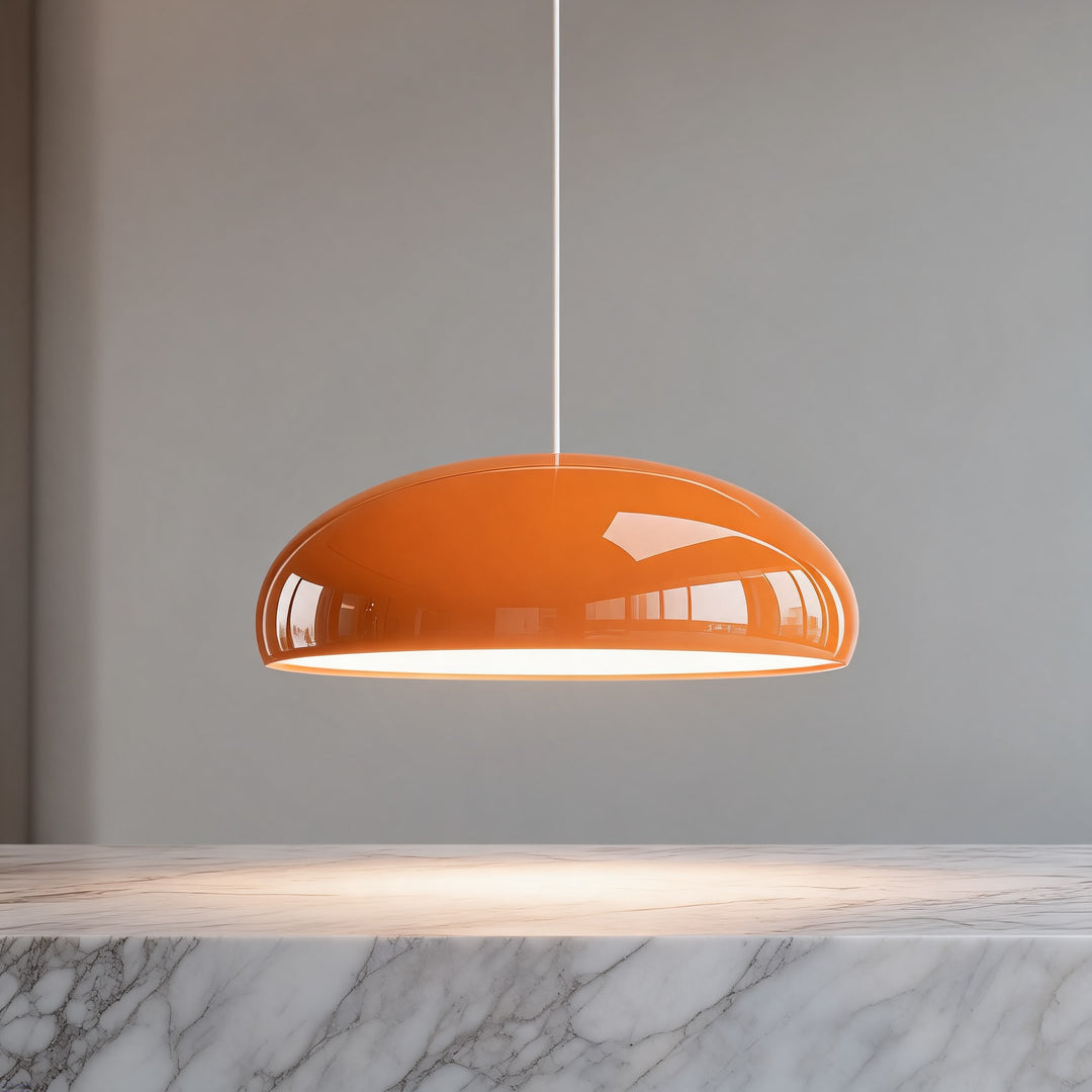 Modern Pendant Lighting Adjustable Hanging Aluminum Dome LED Fixture for Kitchen Island