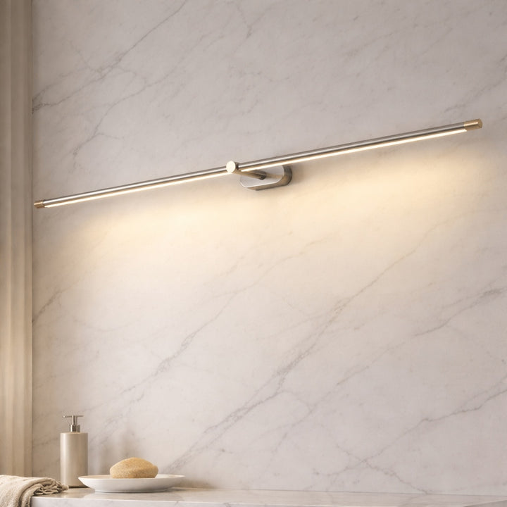Modern Minimalist Wall Sconce Light Hardwired Metal LED Adjustable Fixture for Contemporary Spaces