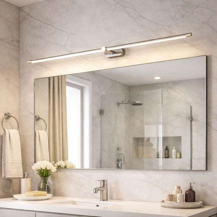 Modern Minimalist Wall Sconce Light Hardwired Metal LED Adjustable Fixture for Contemporary Spaces