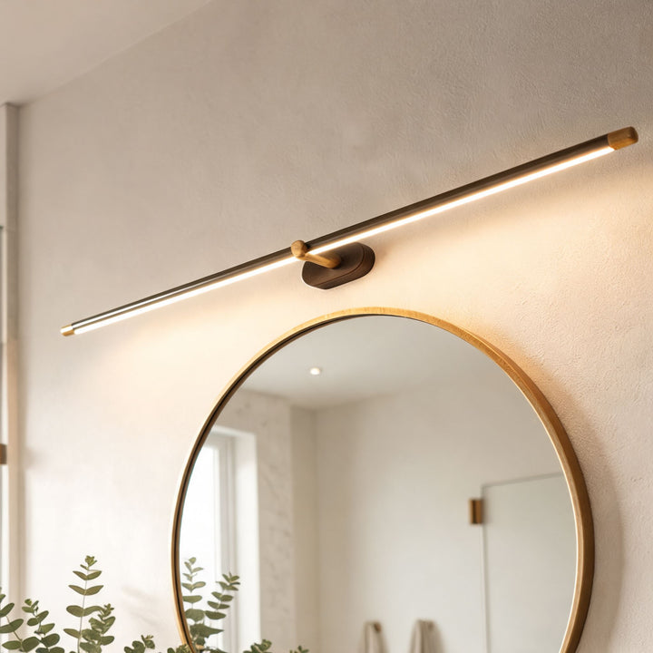 Modern Minimalist Wall Sconce Light Hardwired Metal LED Adjustable Fixture for Contemporary Spaces