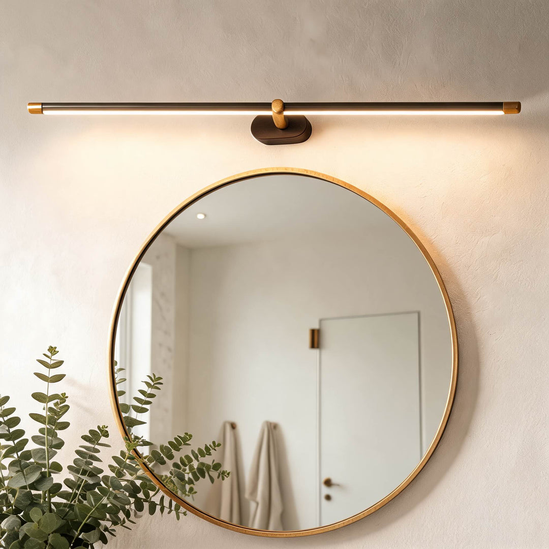 Modern Minimalist Linear Wall Lamp Hardwired Metal LED Lighting Fixture