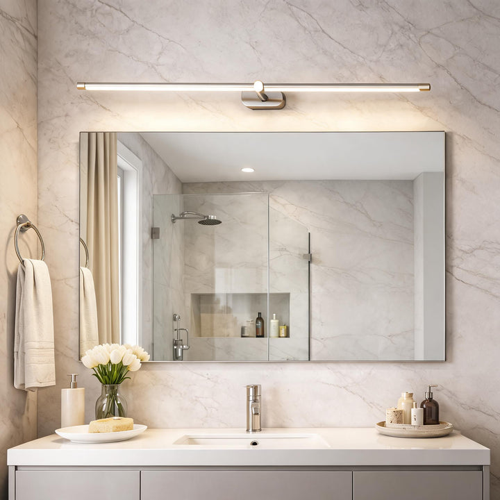 Modern Minimalist Wall Sconce Light Hardwired Metal LED Adjustable Fixture for Contemporary Spaces