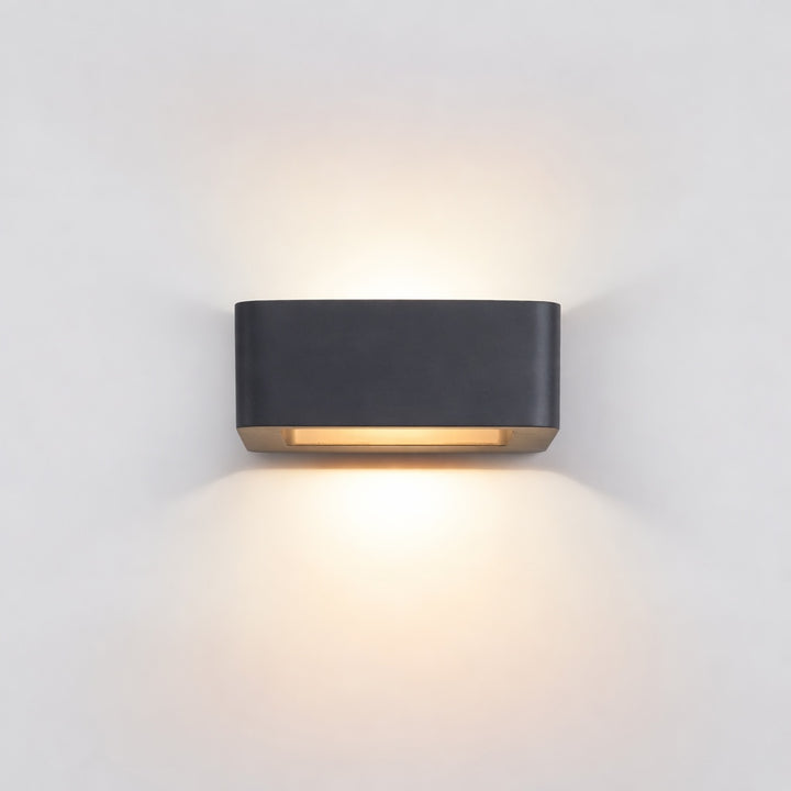 Modern Wall Light LED Outdoor Accent Fixture Aluminum Waterproof Hardwired Cool White Warm White