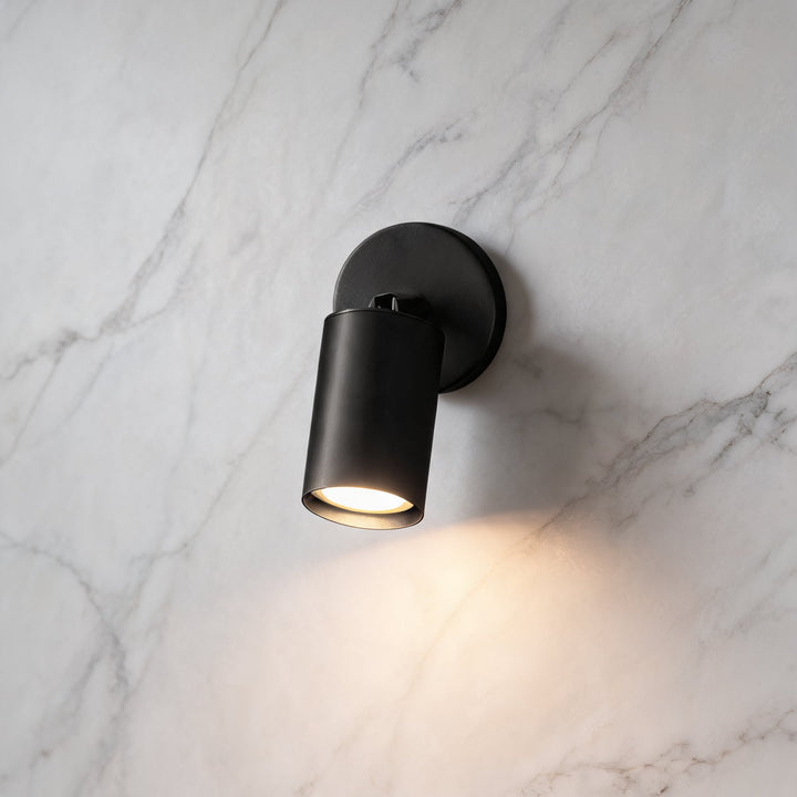 Modern Rotatable Spotlight Wall Light Adjustable Brass Sconce with 350° Head Rotation