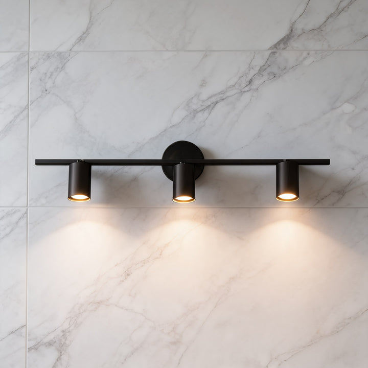 Modern Rotatable Spotlight Wall Light Adjustable Brass Sconce with 350° Head Rotation