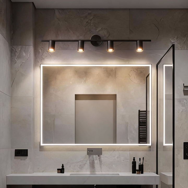 Modern Rotatable Spotlight Wall Light Adjustable Brass Sconce with 350° Head Rotation