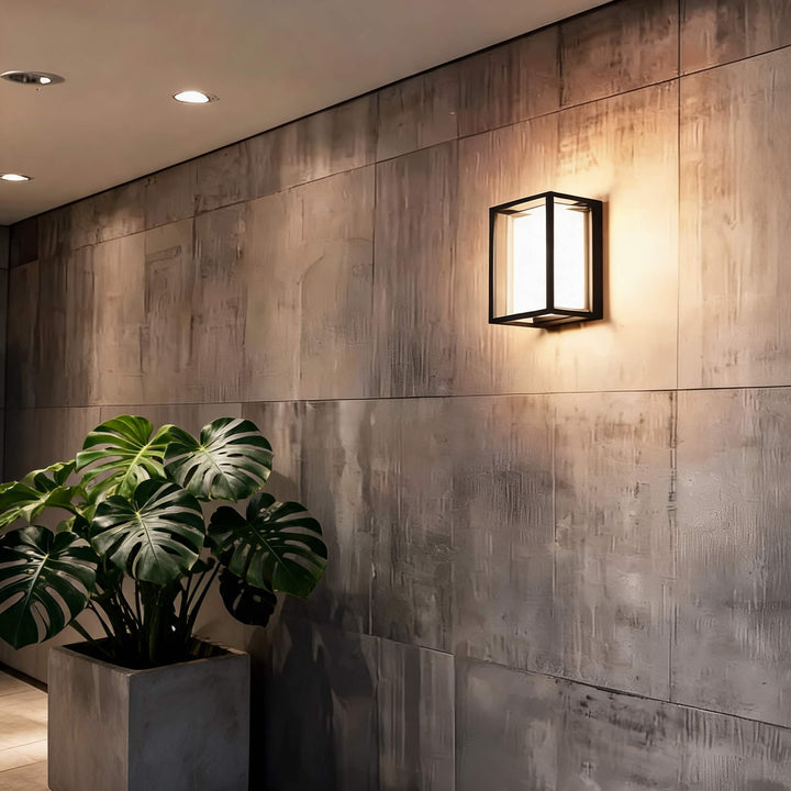 Modern Wall Light LED Sconce Wall Mounted Aluminum with Bubble Glass Core 3000K Warm White