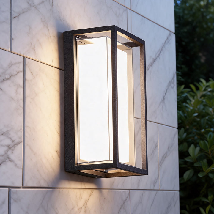 Modern Wall Light LED Sconce Wall Mounted Aluminum with Bubble Glass Core 3000K Warm White