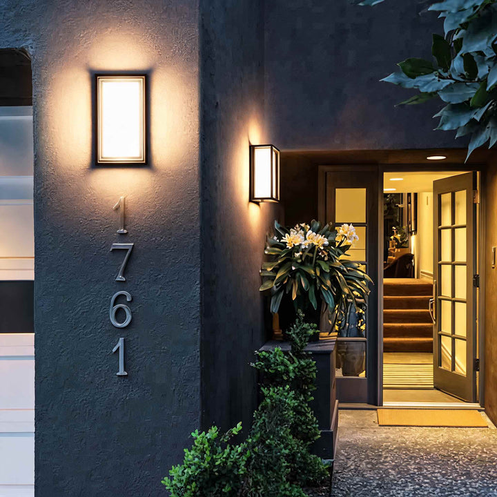 Modern Wall Light LED Sconce Wall Mounted Aluminum with Bubble Glass Core 3000K Warm White