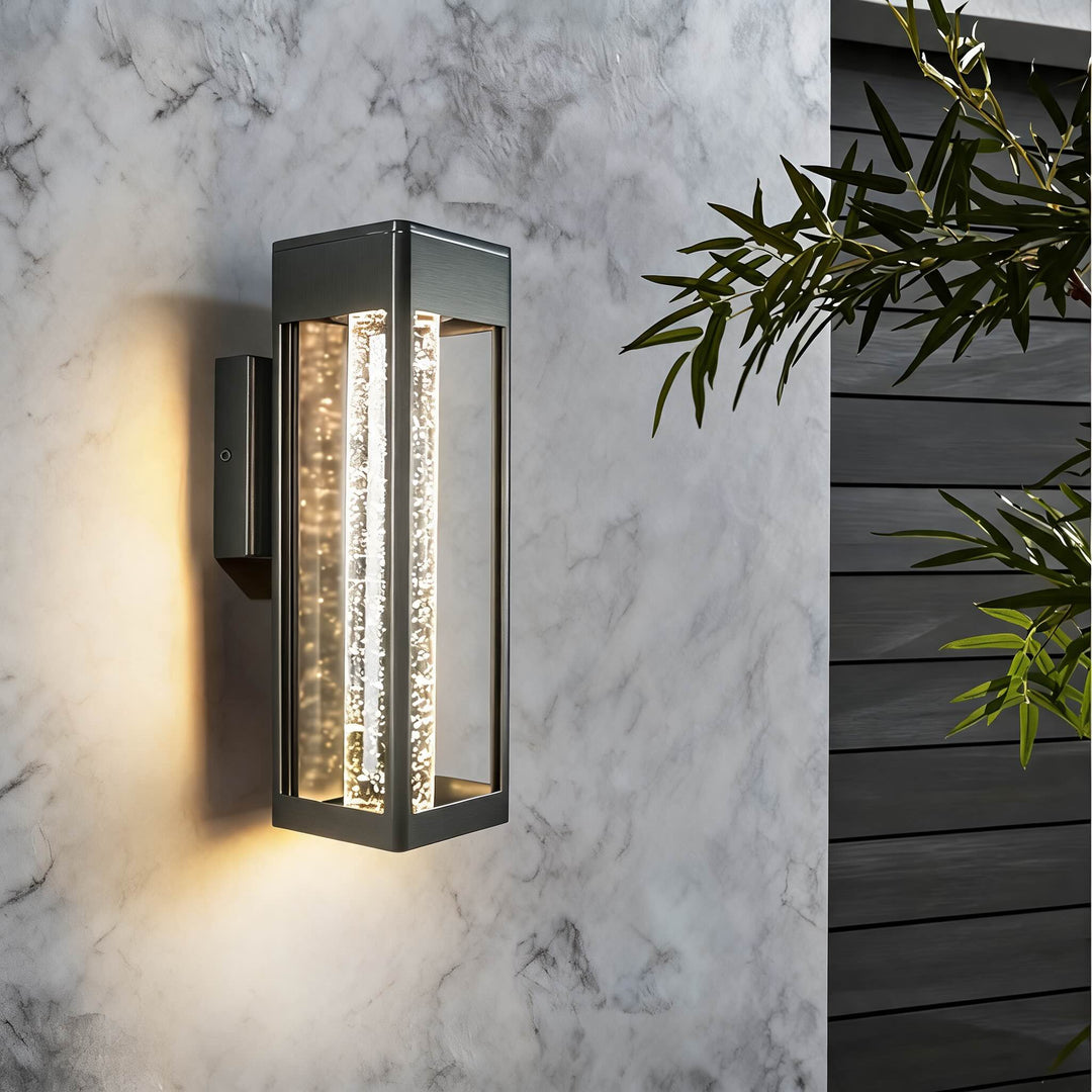 Modern LED Wall Light Outdoor Fixture Aluminum Waterproof Dimmable 11W Warm White 3000K