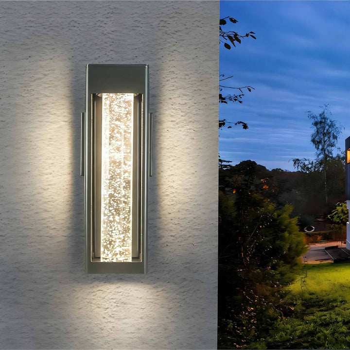 Modern LED Wall Light Outdoor Fixture Aluminum Waterproof Dimmable 11W Warm White 3000K