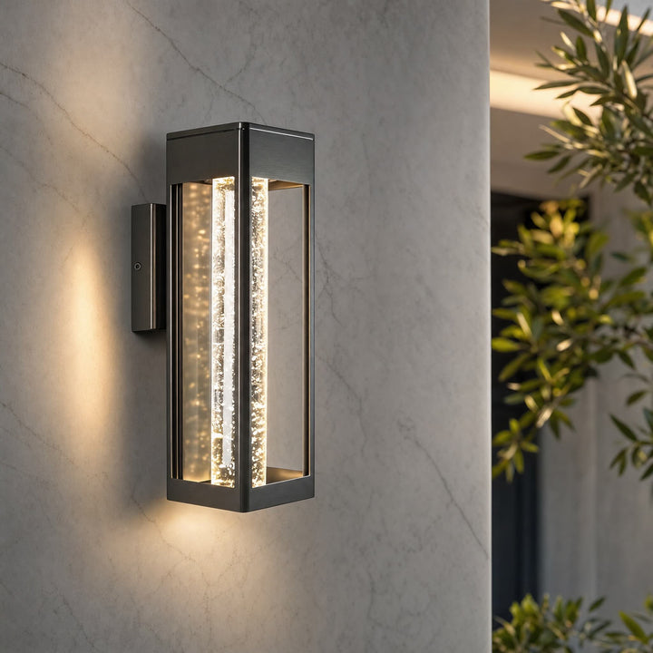Modern LED Wall Light Outdoor Fixture Aluminum Waterproof Dimmable 11W Warm White 3000K