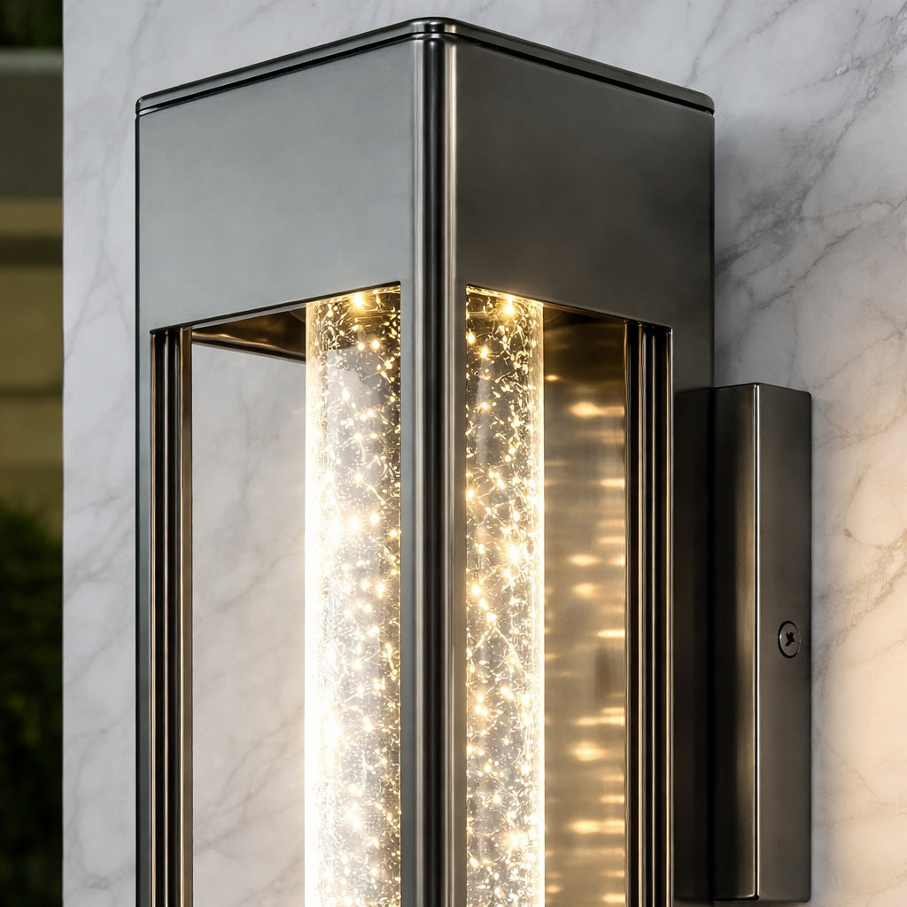 Modern LED Wall Light Outdoor Fixture Aluminum Waterproof Dimmable 11W Warm White 3000K