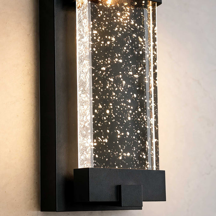 Modern Minimalist Wall Lantern Outdoor Light Aluminum Waterproof LED 3000K Warm Glow