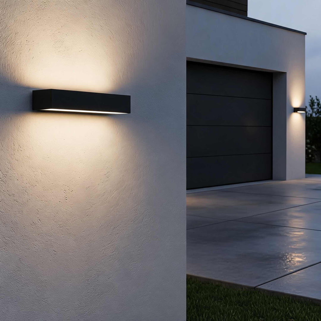 Modern Outdoor Linear Wall Light LED Aluminum Fixture for Architectural Illumination