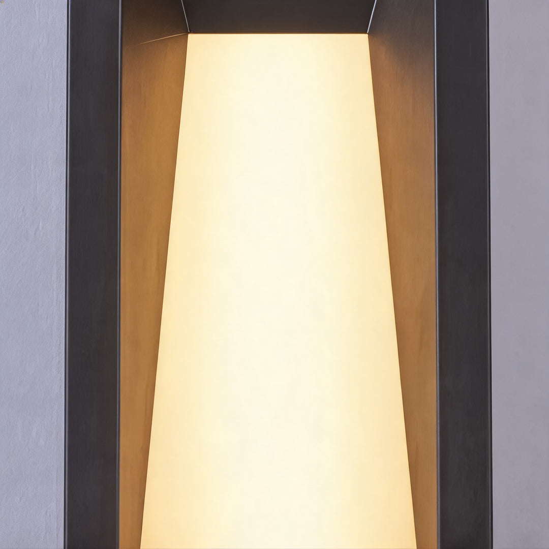 Modern LED Wall Lamp Waterproof Outdoor Adjustable Iron Brushed Nickel Soft Light