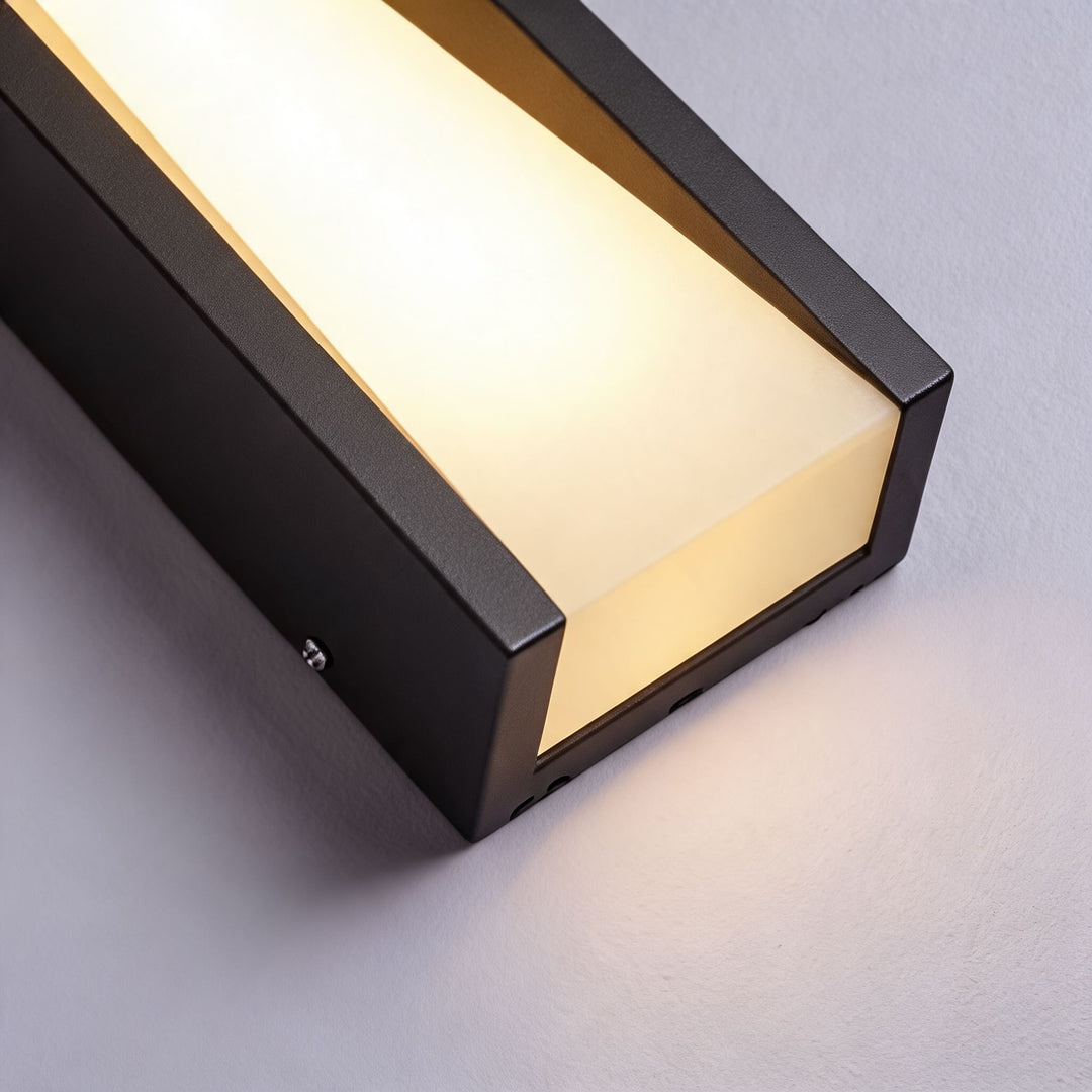 Modern LED Wall Lamp Waterproof Outdoor Adjustable Iron Brushed Nickel Soft Light