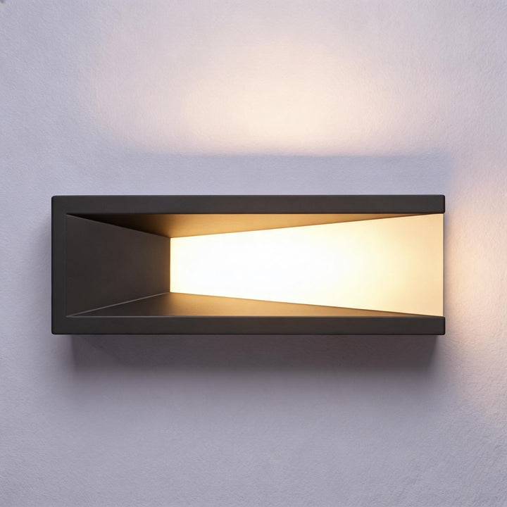 Modern LED Wall Lamp Waterproof Outdoor Adjustable Iron Brushed Nickel Soft Light
