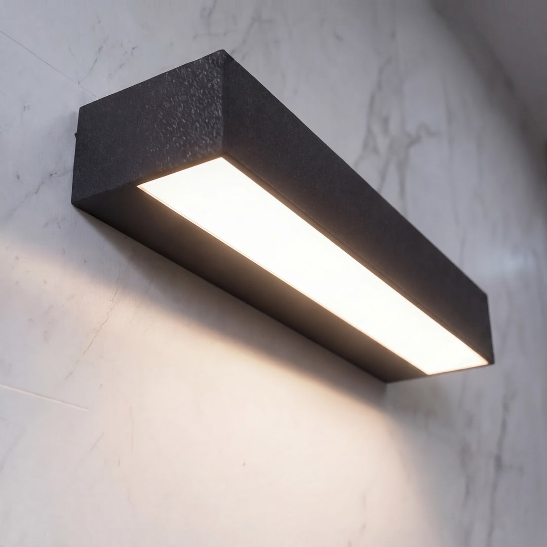 Modern Outdoor Linear Wall Light LED Aluminum Fixture for Architectural Illumination