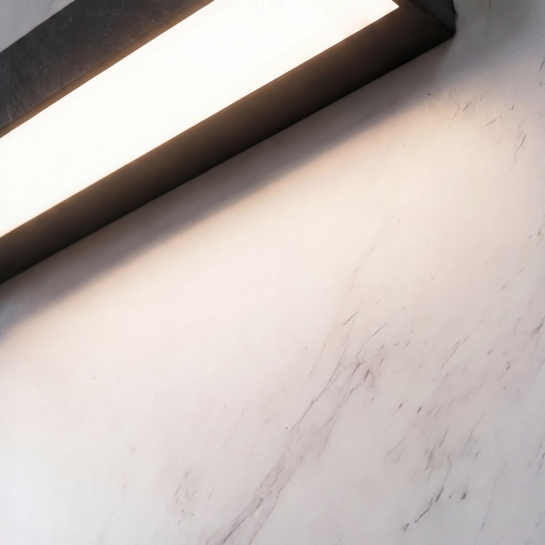 Modern Outdoor Linear Wall Light LED Aluminum Fixture for Architectural Illumination