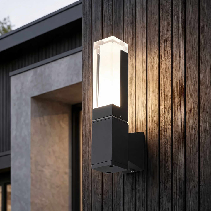 Modern Wall Light LED Aluminum Outdoor Fixture Waterproof Dimmable Soft Glow 3000K