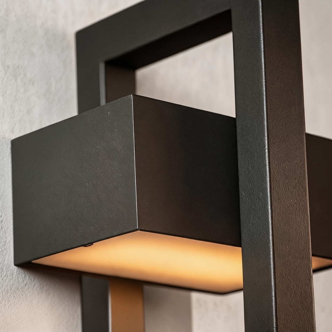 Modern Wall Light Waterproof Stainless Steel Outdoor Fixture with Acrylic Shade IP65 Rated