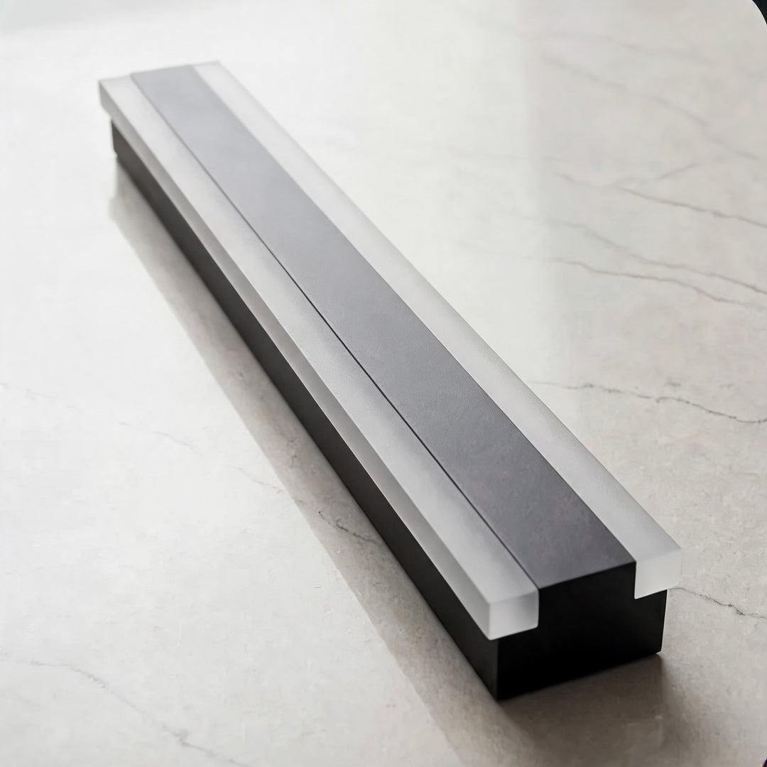 Modern Outdoor LED Wall Light Dimmable Waterproof Aluminum Strip Sconce Adjustable Size