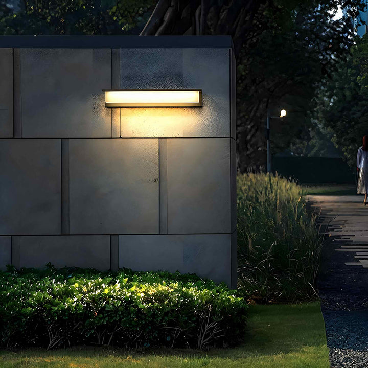 Modern Outdoor Wall Lamp LED Waterproof Stainless Steel Adjustable Bright Illumination