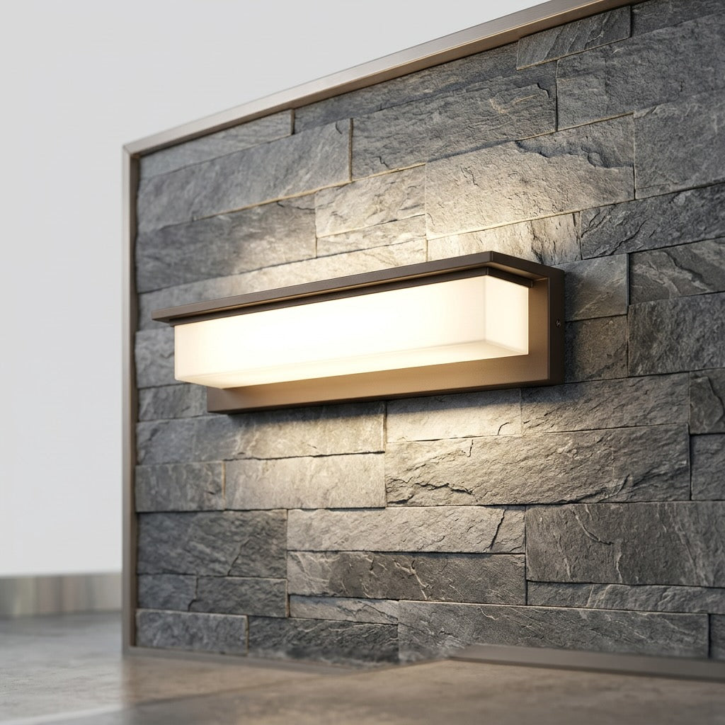 Modern Outdoor Wall Lamp LED Waterproof Stainless Steel Adjustable Bright Illumination