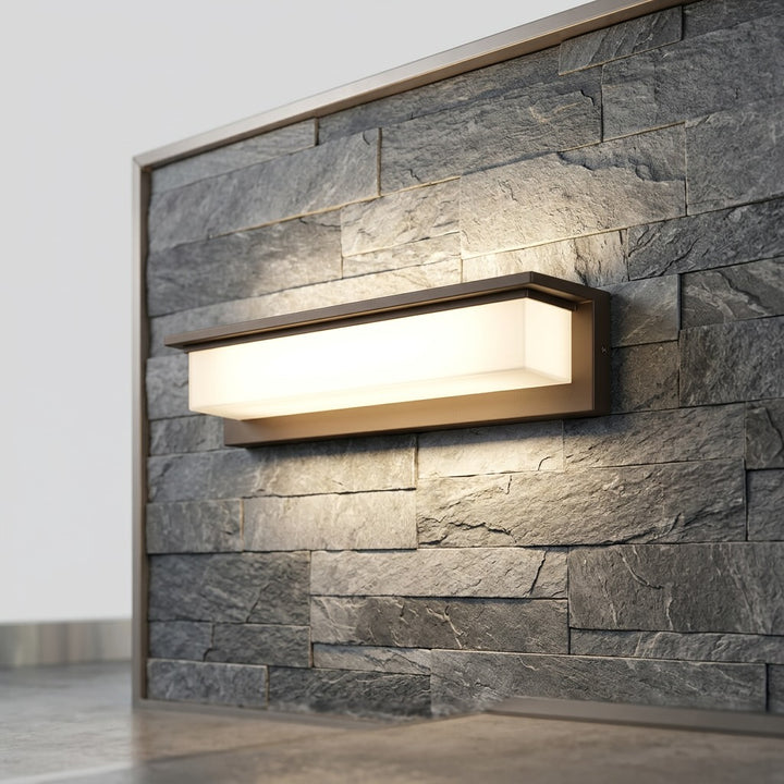 Modern Outdoor Wall Lamp LED Waterproof Stainless Steel Adjustable Bright Illumination