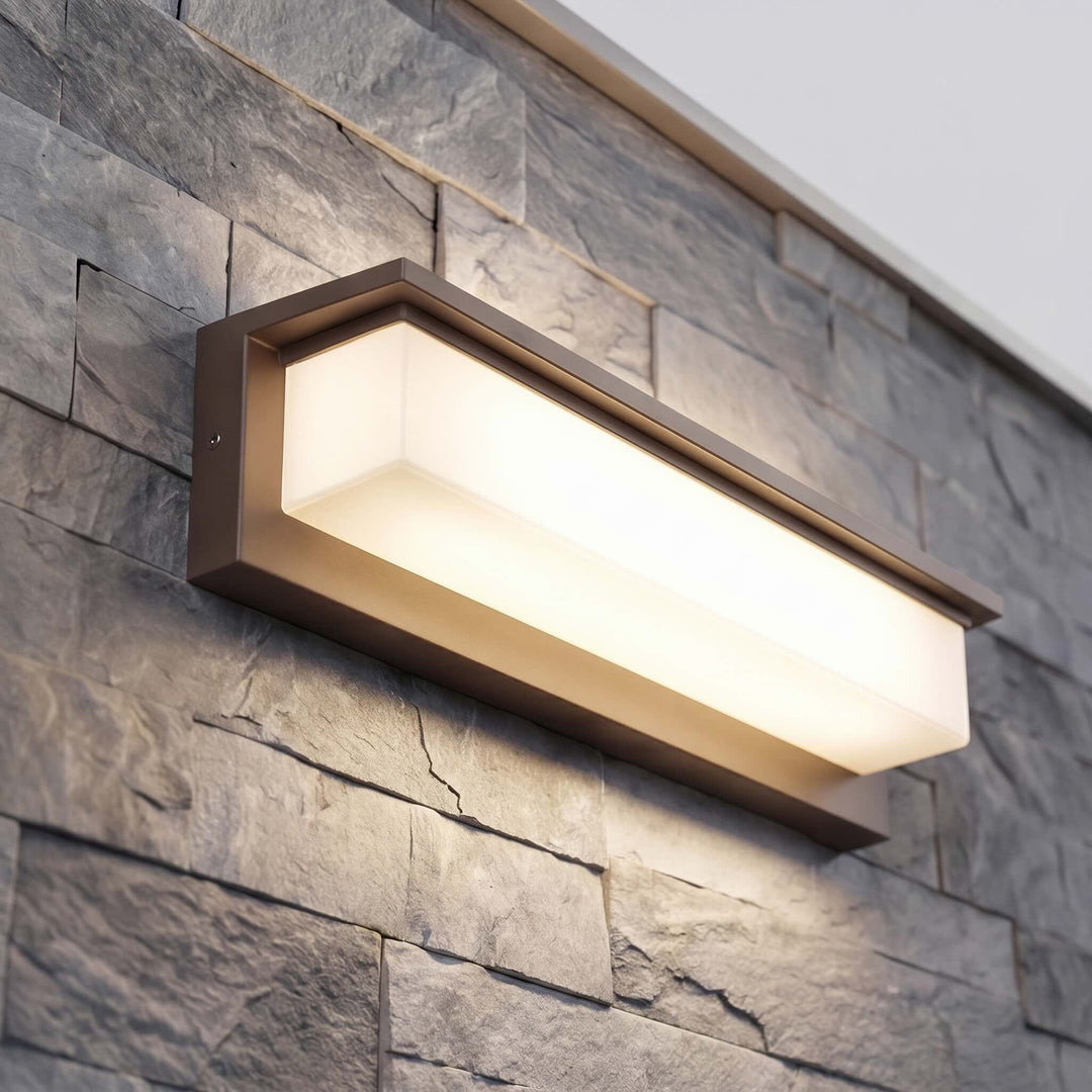 Modern Outdoor Wall Lamp LED Waterproof Stainless Steel Adjustable Bright Illumination