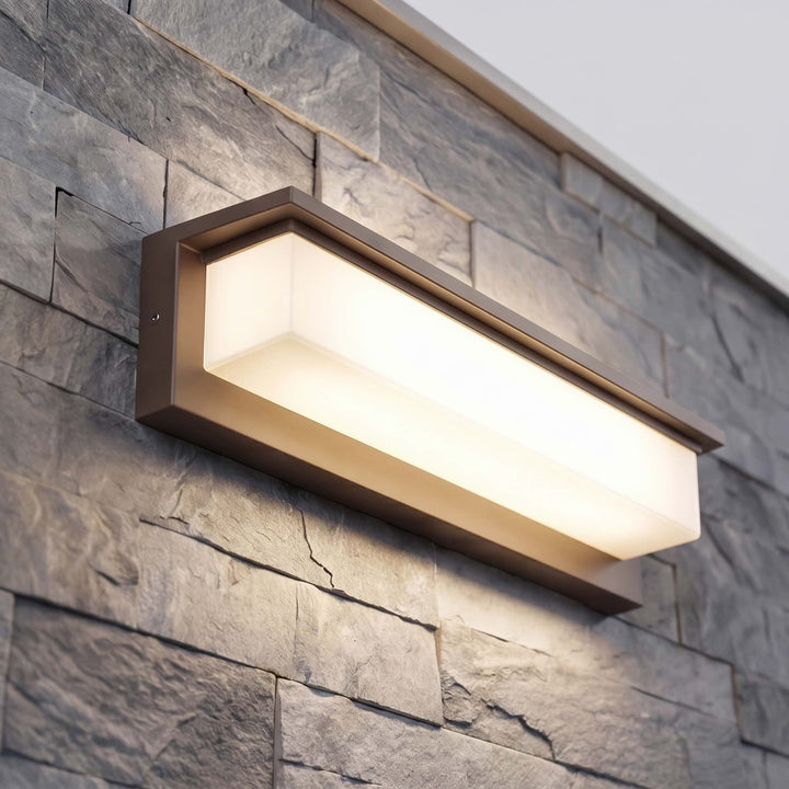 Modern Outdoor Wall Lamp LED Waterproof Stainless Steel Adjustable Bright Illumination
