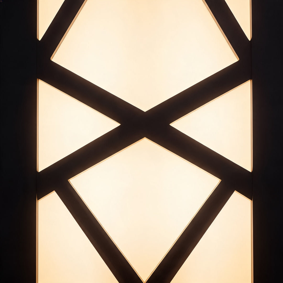 Modern Outdoor LED Wall Light Waterproof Fixture Anti-Rust Metal Design for Gardens Patios Garages