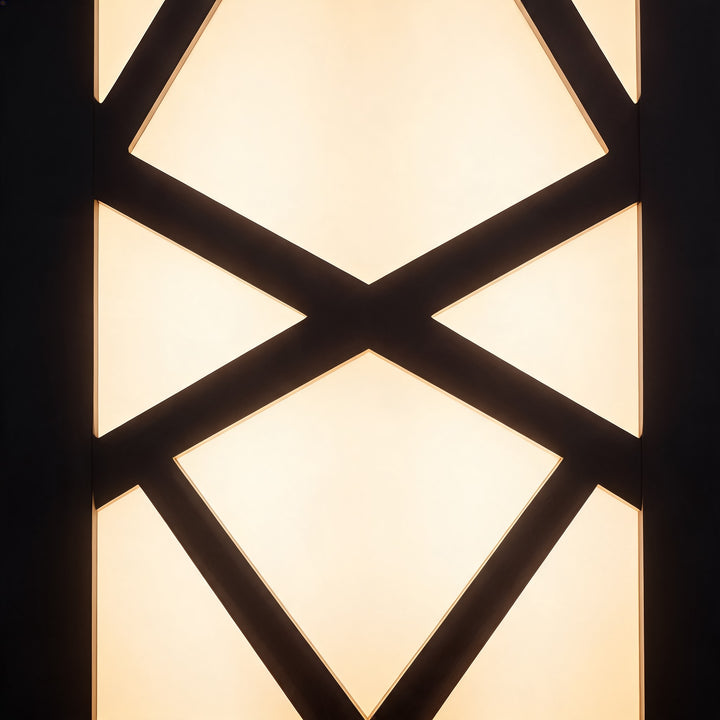 Modern Outdoor LED Wall Light Waterproof Fixture Anti-Rust Metal Design for Gardens Patios Garages