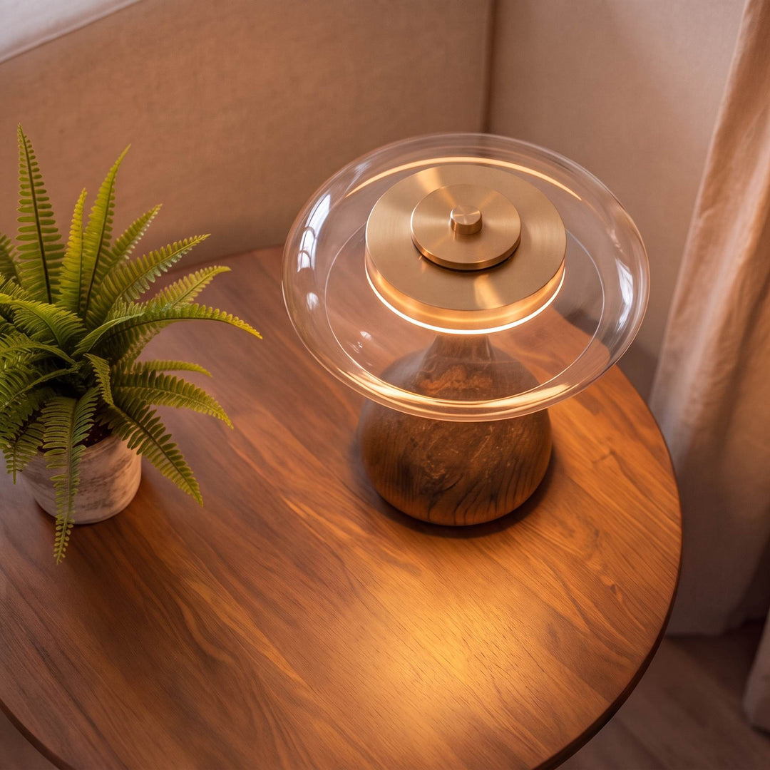 Modern Table Lamp with Adjustable Shade and Metal Base for Home Office and Bedside Lighting