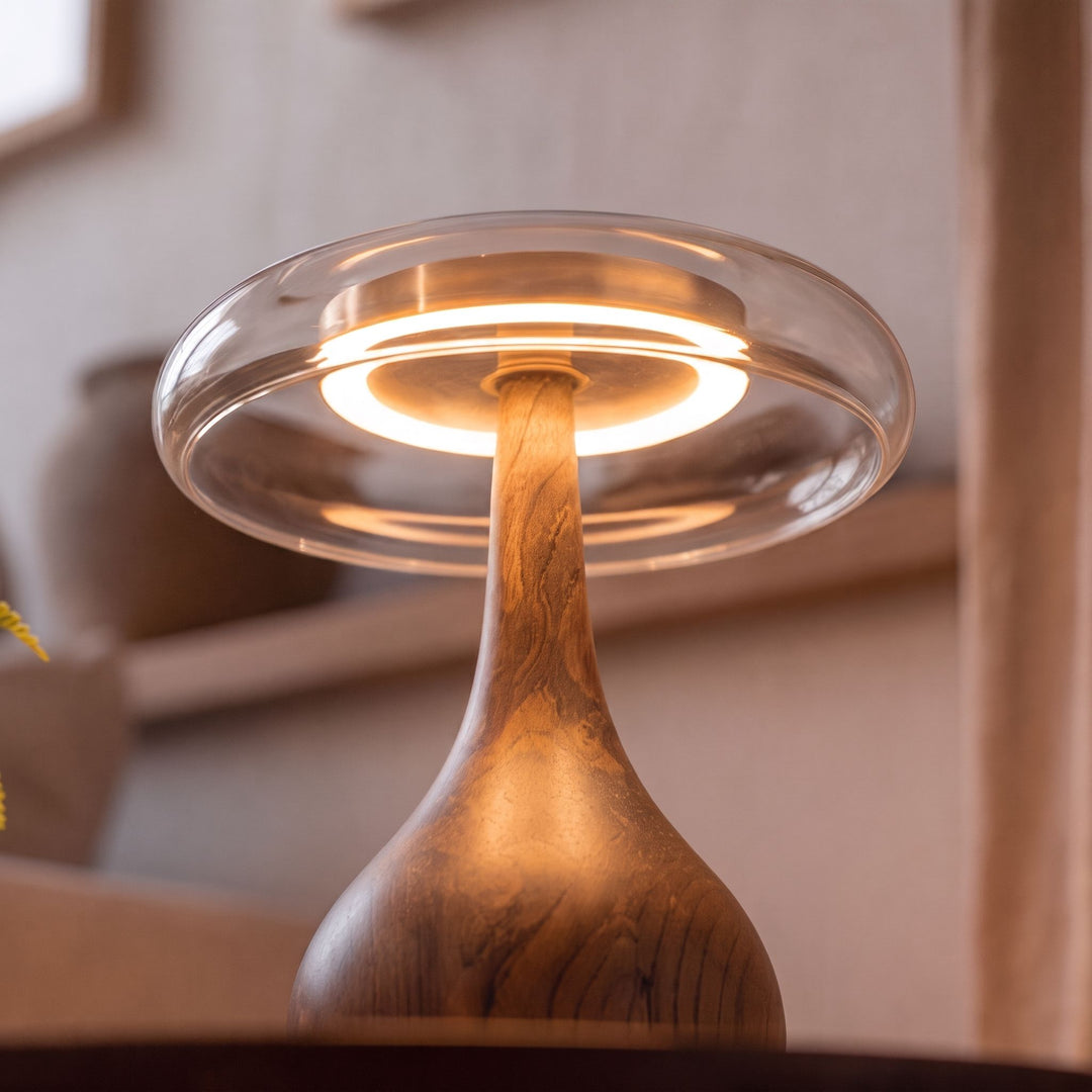 Modern Table Lamp with Adjustable Shade and Metal Base for Home Office and Bedside Lighting