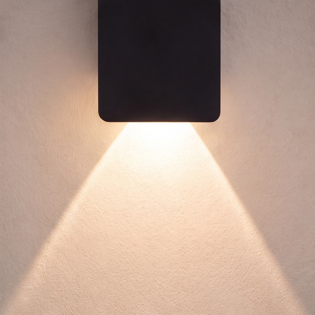 Modern Outdoor Wall Light Wall Mounted Aluminum 18W LED IP65 Weather Resistant for Exterior Use
