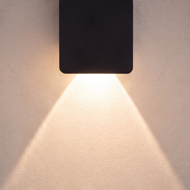 Modern Outdoor Wall Light Wall Mounted Aluminum 18W LED IP65 Weather Resistant for Exterior Use