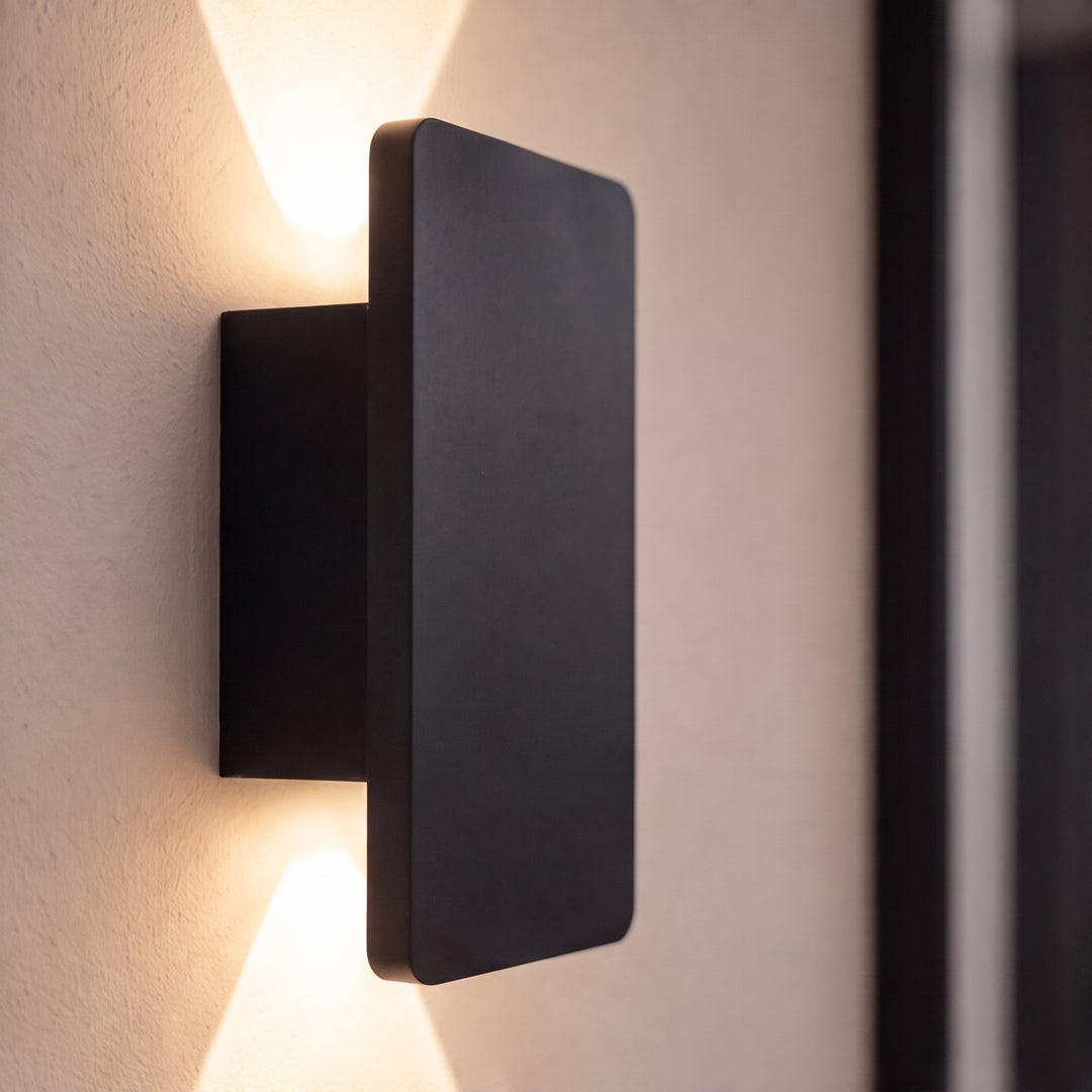Modern Outdoor Wall Light Wall Mounted Aluminum 18W LED IP65 Weather Resistant for Exterior Use