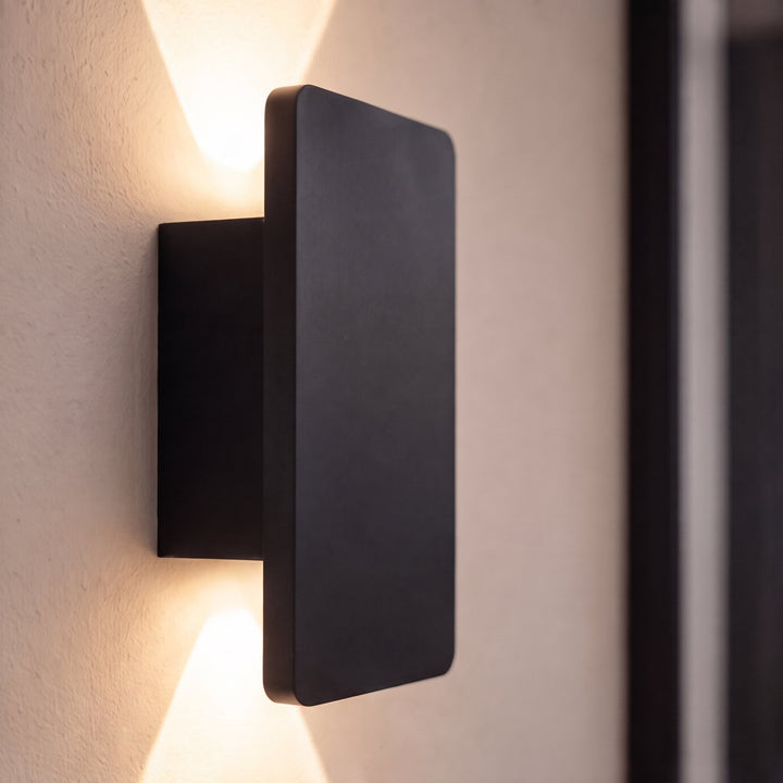 Modern Outdoor Wall Light Wall Mounted Aluminum 18W LED IP65 Weather Resistant for Exterior Use
