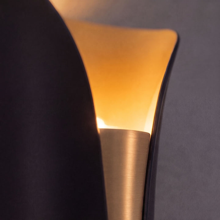 Modern Outdoor Wall Light Aluminum Glass Shade LED Motion Sensor Waterproof Up Down Sconce