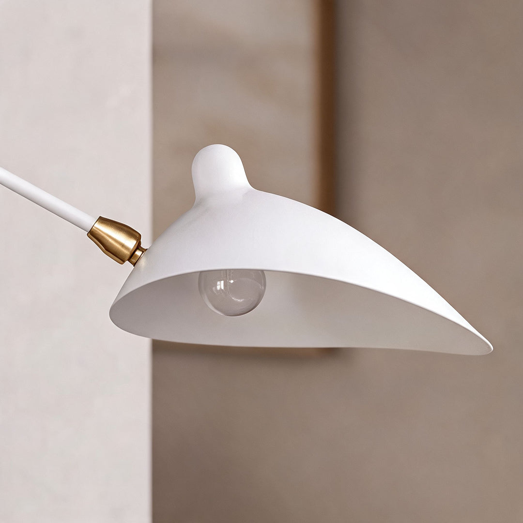 Modern Multi-Arm Wall Sconce Adjustable Metal LED Lighting for Indoor Wall Lights