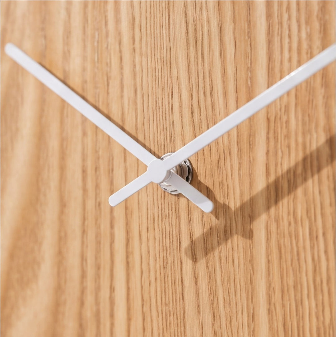 Modern Wall Clock Solid Wood Silent Sweep Design for Home Office Wall Clock Decor