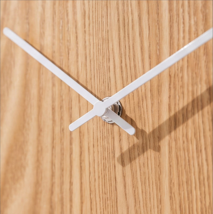 Modern Wall Clock Solid Wood Silent Sweep Design for Home Office Wall Clock Decor