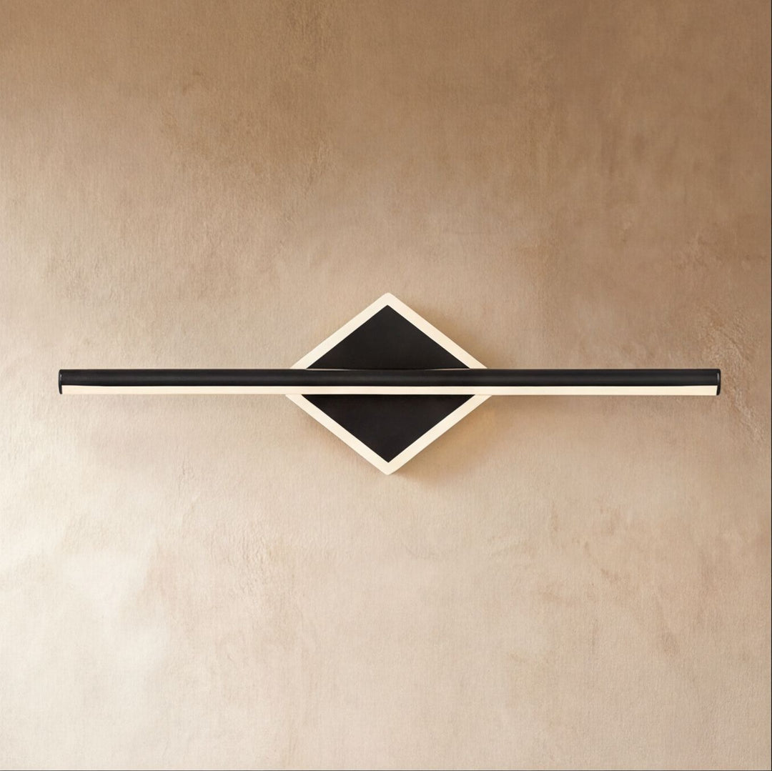 Modern Wall Light Wall Mounted Aluminum Frame Acrylic Base Focused Bathroom Vanity Sconce