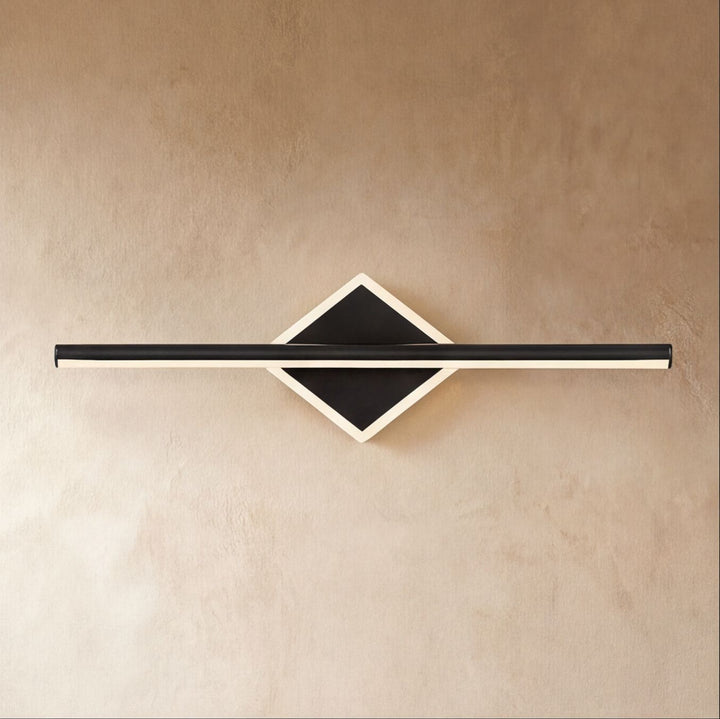 Modern Wall Light Wall Mounted Aluminum Frame Acrylic Base Focused Bathroom Vanity Sconce