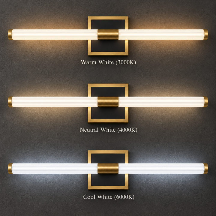 Contemporary Wall Light Wall Mounted Aluminum Iron Acrylic Linear Design Dimmable for Indoor Use