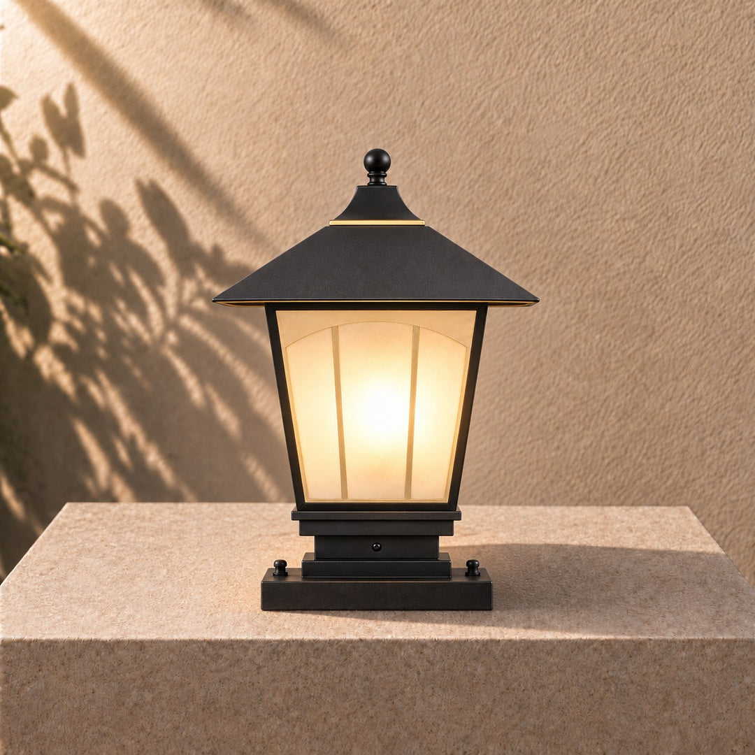 Modern Outdoor Wall Light IP55 Waterproof Solid Copper Glass Shade E27 Compatible