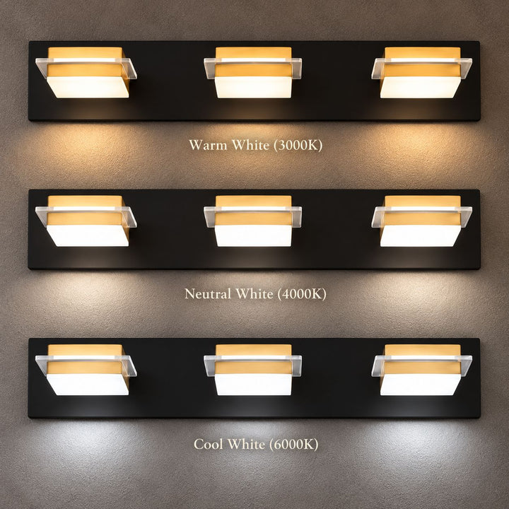 Modern Wall Sconce Lighting Wall Mounted Iron and Acrylic Frosted Diffuser 3-5 Heads