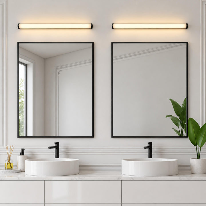 Minimalist Wall Light Wall Mounted Aluminum PC Diffuser LED Bathroom Sconce Lighting